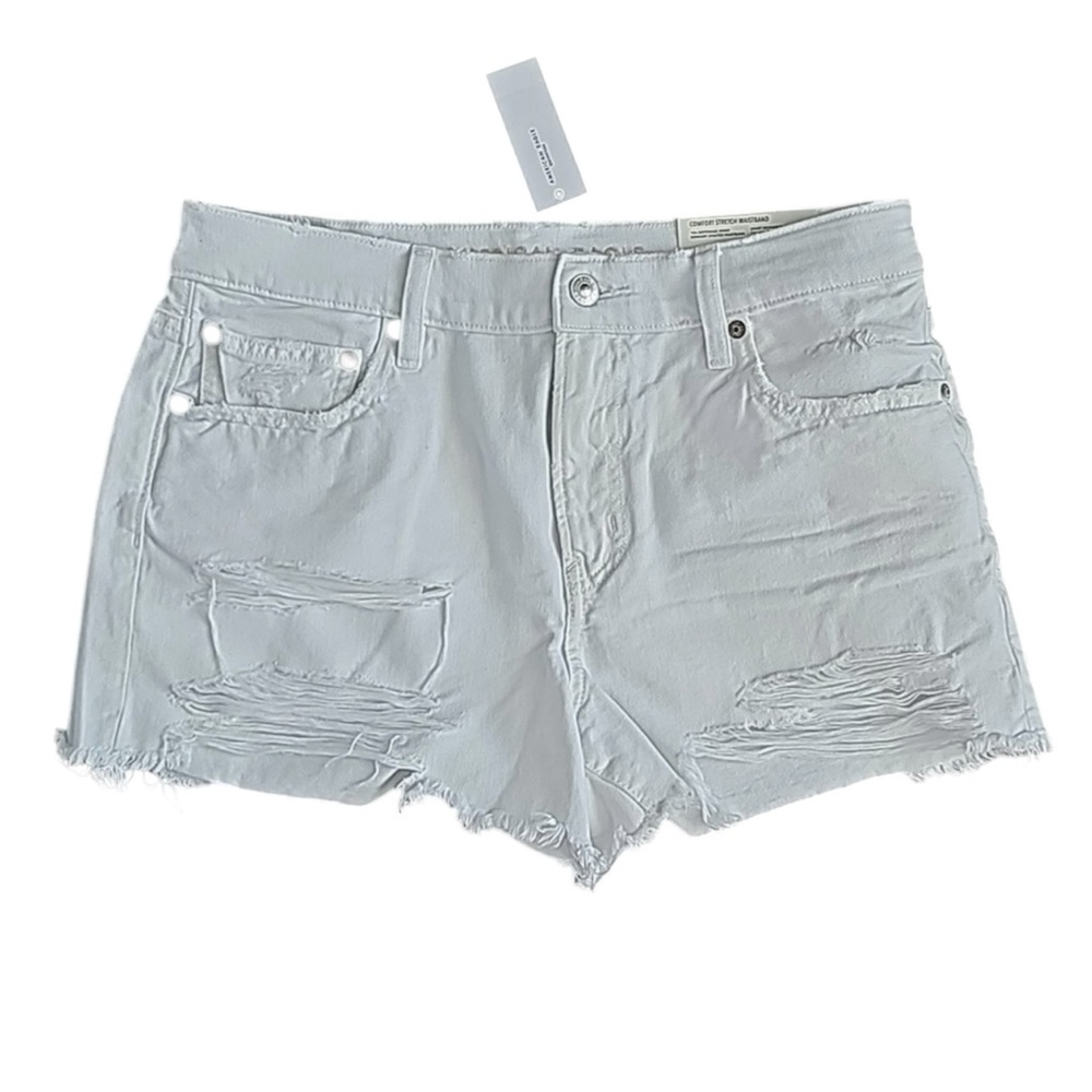 American Eagle Outfitters Boyfriend Shorts White Size 8 NWT